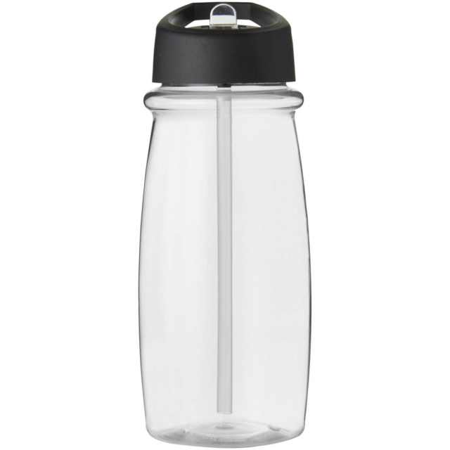 H2O Active® Pulse 600 ml Sportflasche mit Ausgussdeckel - transparent - Vorderseite