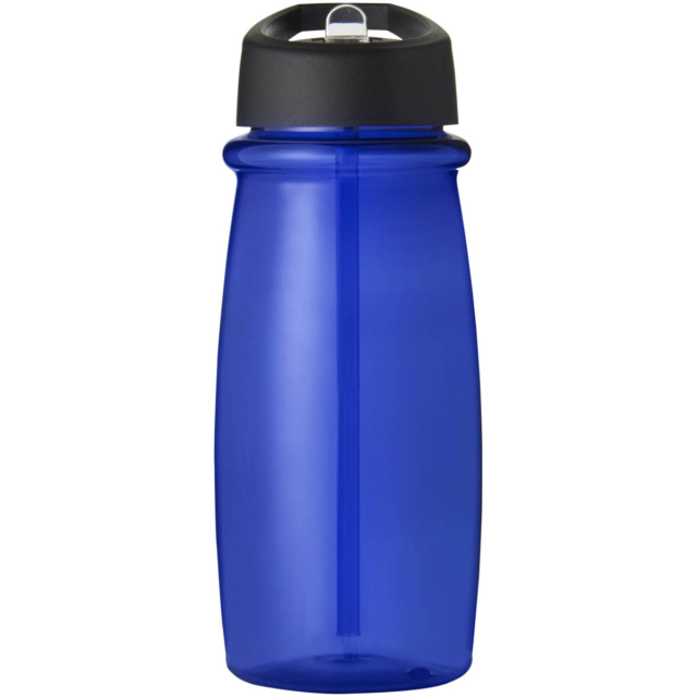 H2O Active® Pulse 600 ml Sportflasche mit Ausgussdeckel - blau - Vorderseite