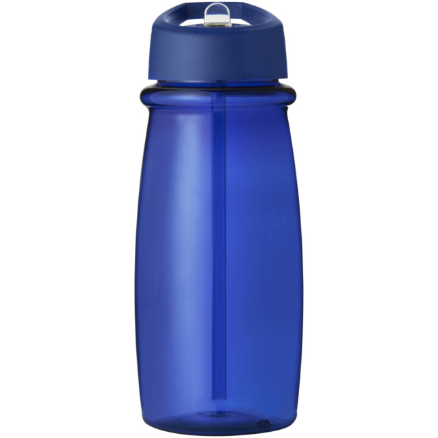 H2O Active® Pulse 600 ml Sportflasche mit Ausgussdeckel - blau - Vorderseite