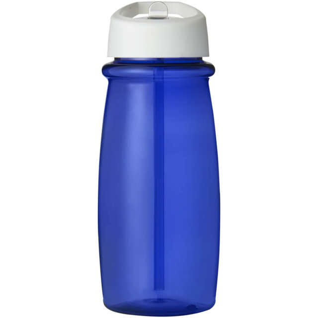 H2O Active® Pulse 600 ml Sportflasche mit Ausgussdeckel - blau - Vorderseite