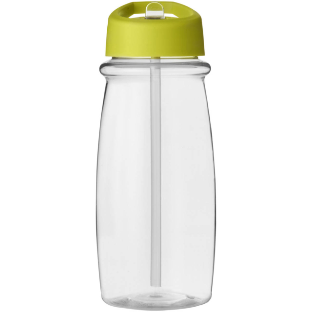 H2O Active® Pulse 600 ml Sportflasche mit Ausgussdeckel - transparent - Vorderseite