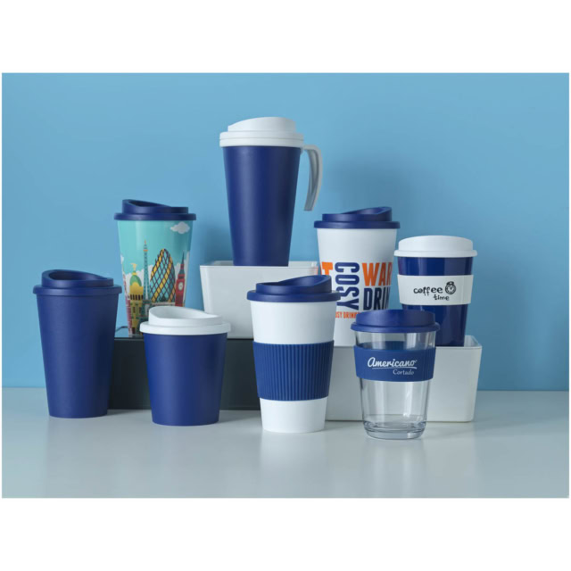 Americano® 350 ml Isolierbecher mit Schutzring - blau - Stimmung 1