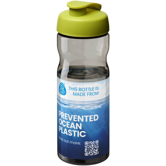 H2O Active® Eco Base 650 ml Sportflasche mit Klappdeckel - limone - Logo 1