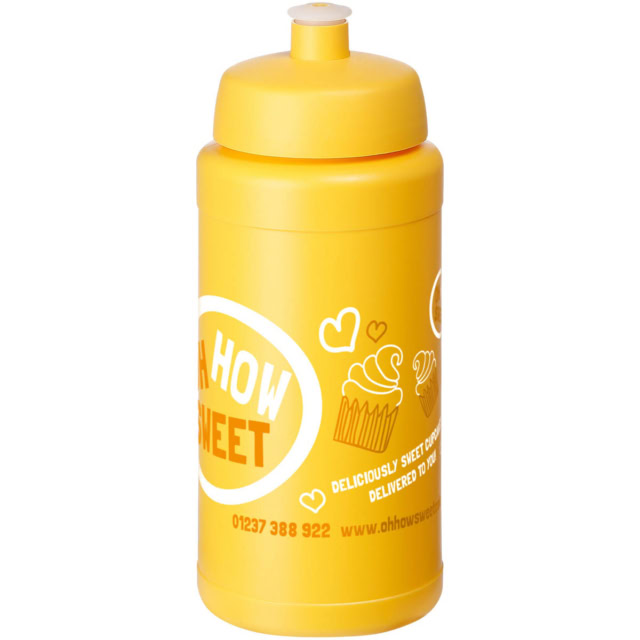 Baseline® Plus 500 ml Sportflasche - gelb - Logo 1