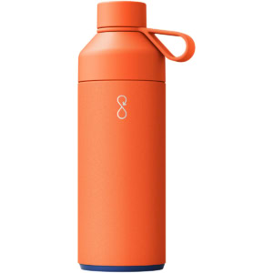 Big Ocean Bottle 1 L vakuumisolierte Flasche – sonnenorange