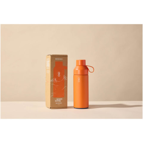 Ocean Bottle 500 ml vakuumisolierte Flasche - Sun Orange - Package