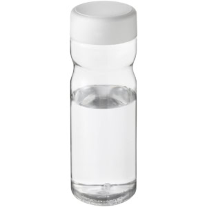 H2O Active® Base Tritan™ 650-ml-Sportflasche mit Drehdeckel – transparent klar / weiss