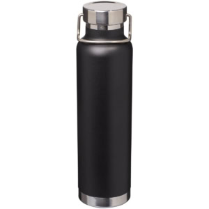 Thor 650 ml Kupfer-Vakuum Isoliersportflasche – schwarz