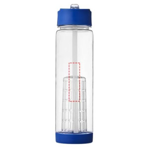 Tutti frutti 740 ml Tritan™ Sportflasche mit Infuser - transparent / blau – Bild 8