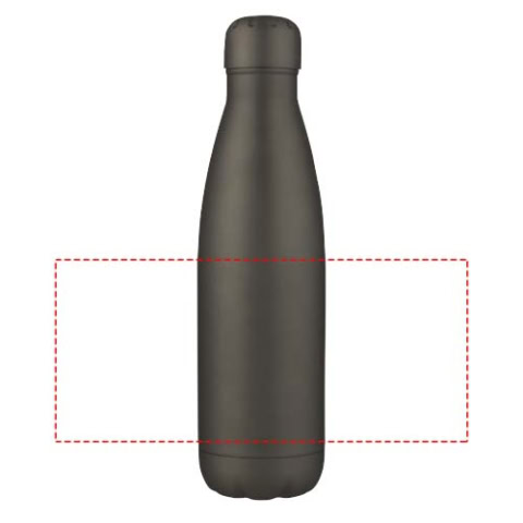 Cove 500 ml vakuumisolierte Edelstahlflasche - grau matt – Bild 11