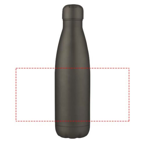 Cove 500 ml vakuumisolierte Edelstahlflasche - grau matt – Bild 12