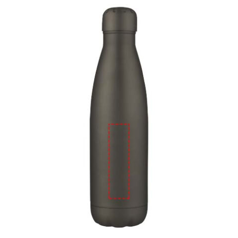 Cove 500 ml vakuumisolierte Edelstahlflasche - grau matt – Bild 9
