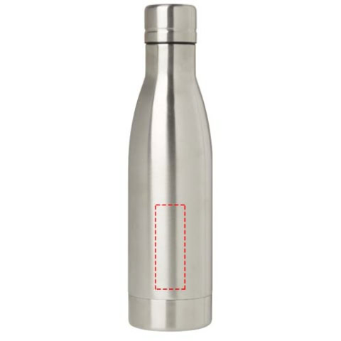 Vasa RCS-zertifizierte Kupfer-Vakuum Isolierflasche aus recyceltem Edelstahl, 500 ml - silber – Bild 7