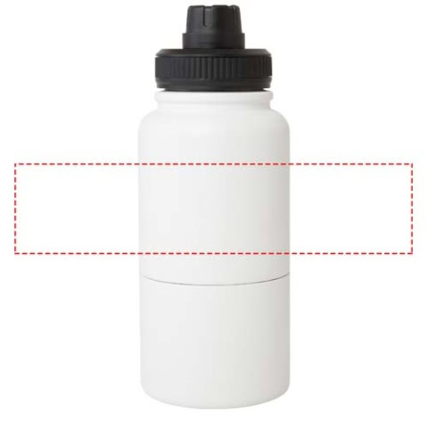 Dupeca 840 ml RCS-zertifizierte Isolierflasche aus Edelstahl - weiss – Bild 10
