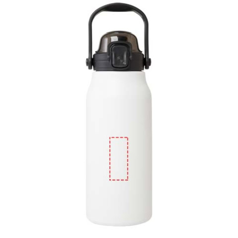 Giganto 1600 ml RCS-zertifizierte Kupfer-Vakuum Isolierflasche aus recyceltem Edelstahl - weiss – Bild 9