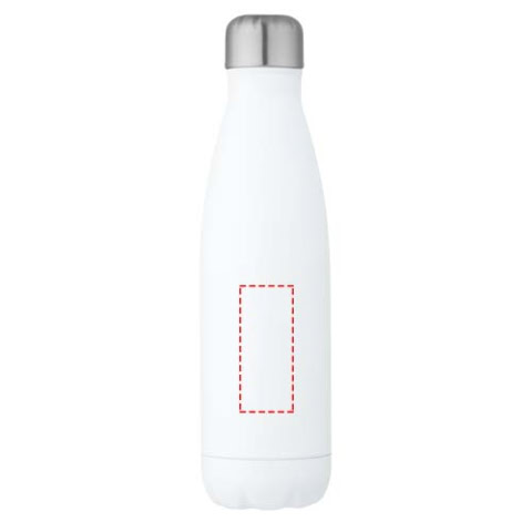 Cove 500 ml RCS-zertifizierte vakuumisolierte Edelstahlflasche - weiss – Bild 9