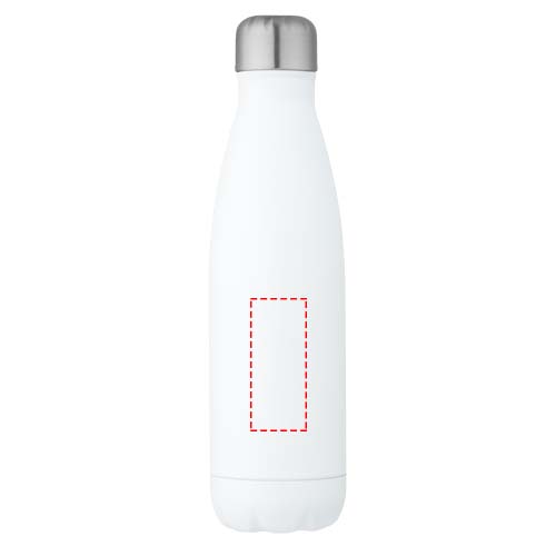 Cove 500 ml RCS-zertifizierte vakuumisolierte Edelstahlflasche - weiss – Bild 9
