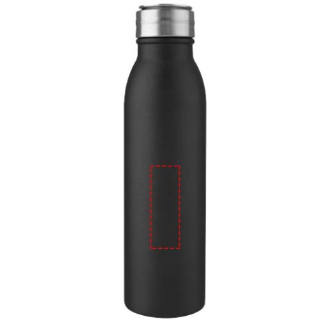 Harper 720 ml RCS-zertifizierte Sportflasche aus Edelstahl mit Metallschlaufe - schwarz – Bild 10