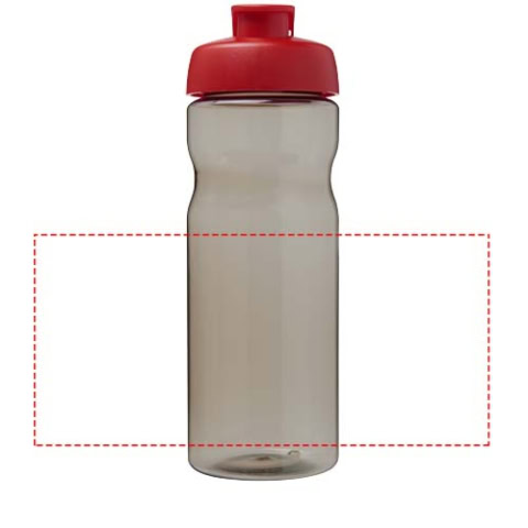 H2O Active® Base Tritan™ 650 ml Sportflasche mit Klappdeckel - kohle / rot – Bild 5