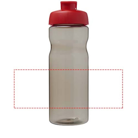 H2O Active® Base Tritan™ 650 ml Sportflasche mit Klappdeckel - kohle / rot – Bild 6