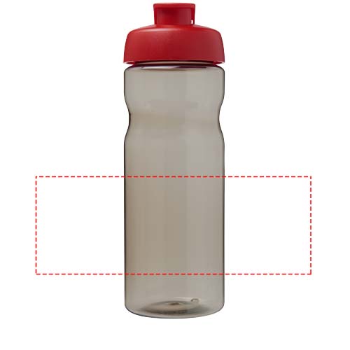 H2O Active® Base Tritan™ 650 ml Sportflasche mit Klappdeckel - kohle / rot – Bild 6