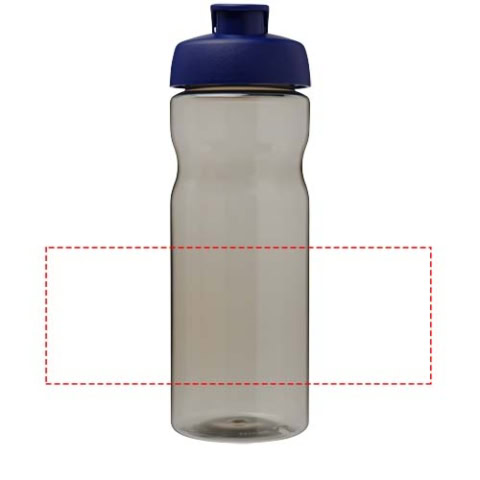 H2O Active® Base Tritan™ 650 ml Sportflasche mit Klappdeckel - kohle / blau – Bild 6