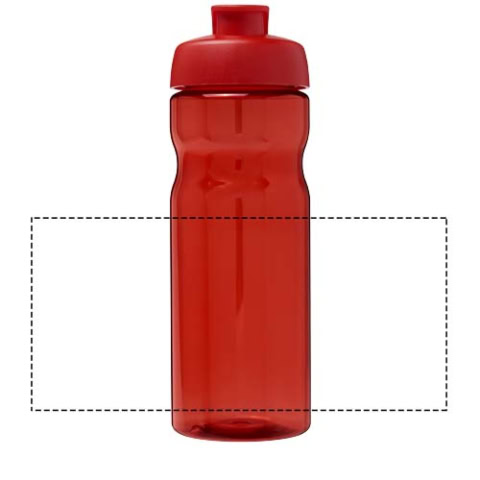 H2O Active® Base Tritan™ 650 ml Sportflasche mit Klappdeckel - rot / rot – Bild 5