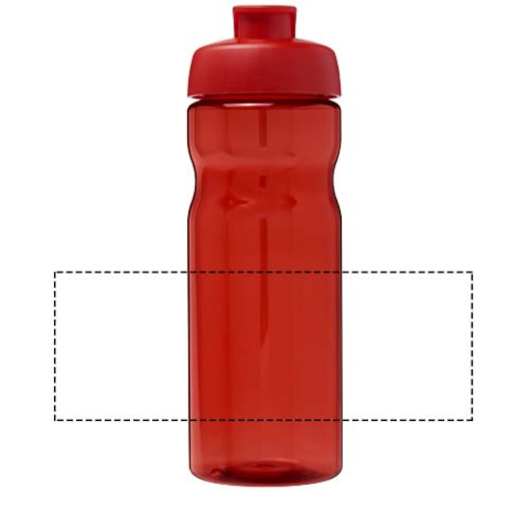 H2O Active® Base Tritan™ 650 ml Sportflasche mit Klappdeckel - rot / rot – Bild 4