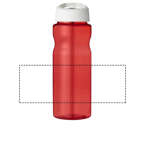 H2O Active® Base Tritan™ 650 ml Sportflasche mit Ausgussdeckel - rot / weiss – Bild 6