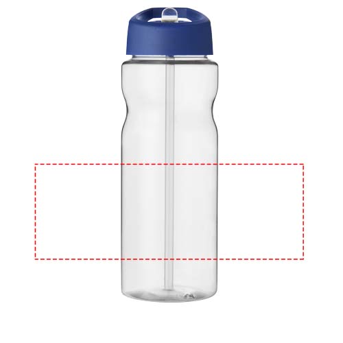 H2O Active® Base Tritan™ 650 ml Sportflasche mit Ausgussdeckel - transparent klar / blau – Bild 6