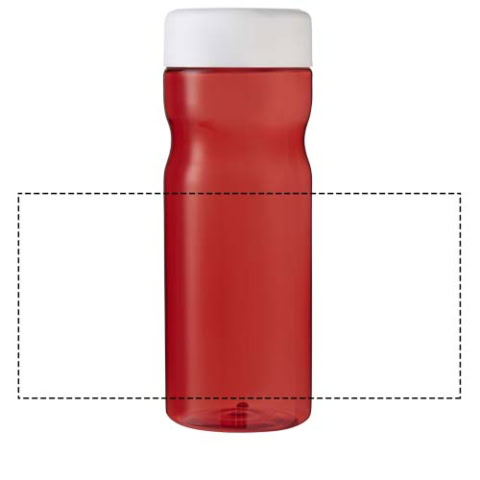 H2O Active® Base Tritan™ 650-ml-Sportflasche mit Drehdeckel - rot / weiss – Bild 7