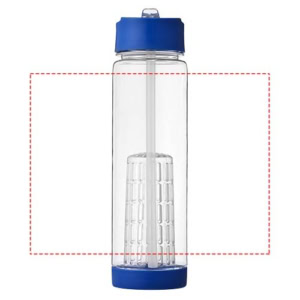 Tutti frutti 740 ml Tritan™ Sportflasche mit Infuser - transparent / blau – Bild 14