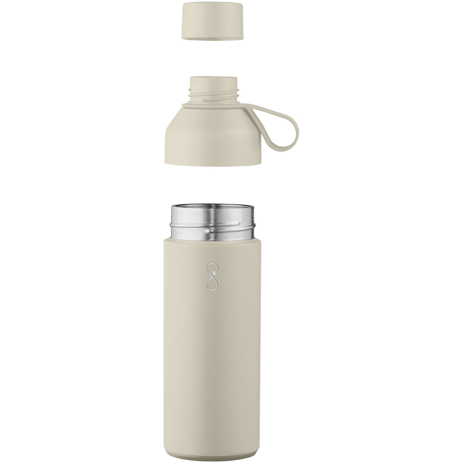 Ocean Bottle 500 ml vakuumisolierte Flasche - sandstone - Extra 2