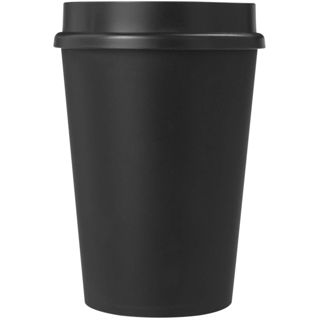 Americano® Switch 300 ml Becher mit 360°-Deckel - schwarz - Vorderseite