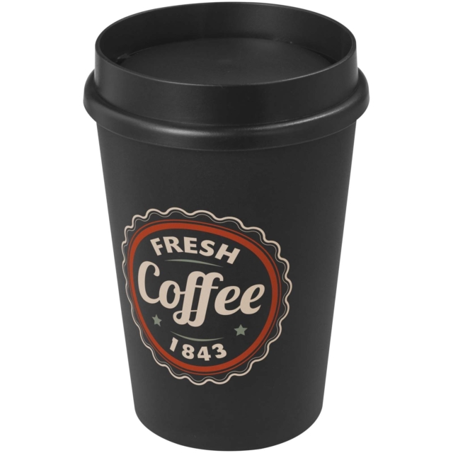 Americano® Switch 300 ml Becher mit 360°-Deckel - schwarz - Logo 1