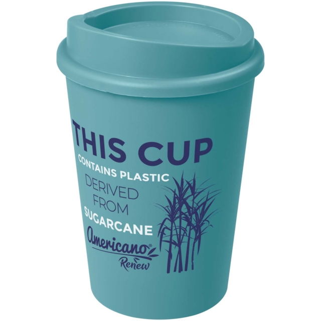 Americano® Switch Renew Becher mit Deckel 300 ml - riffblau - Logo 1