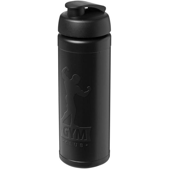 Baseline Rise 750 ml Sportflasche mit Klappdeckel - schwarz - Hauptfoto