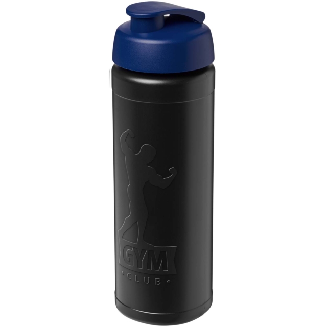 Baseline Rise 750 ml Sportflasche mit Klappdeckel - schwarz - Hauptfoto