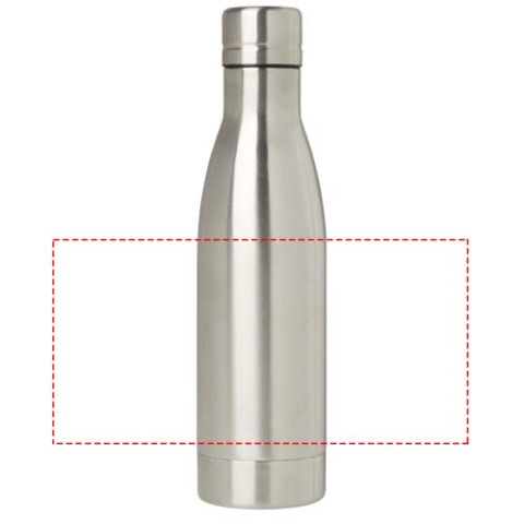 Vasa RCS-zertifizierte Kupfer-Vakuum Isolierflasche aus recyceltem Edelstahl, 500 ml - silber – Bild 11