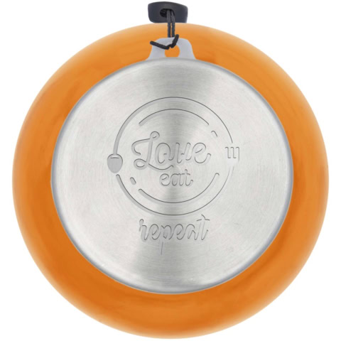 Bodhi 500 ml Sportflasche aus RPET - transparent orange - Logo 1
