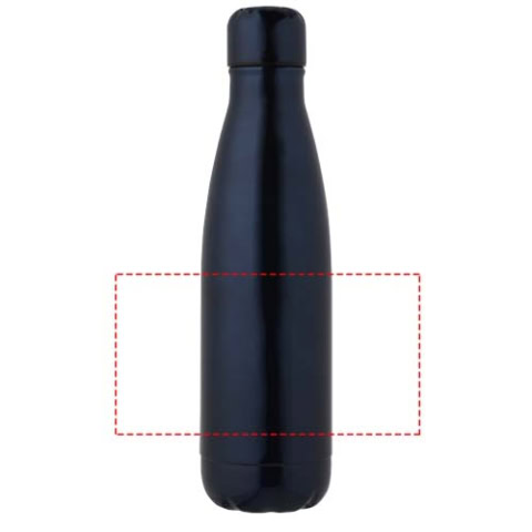 Cove 500 ml RCS-zertifizierte vakuumisolierte Edelstahlflasche - navy – Bild 6