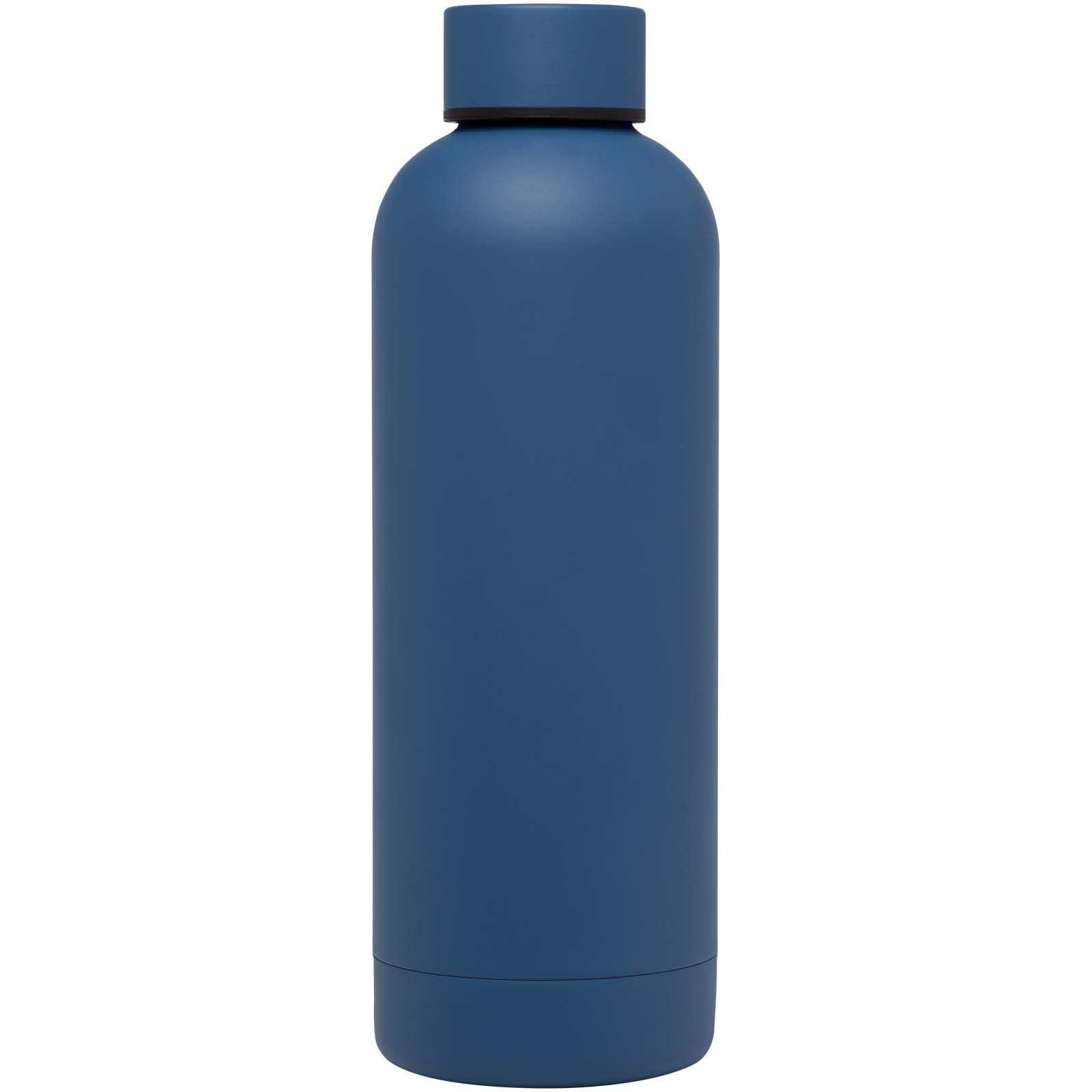 Spring 500 ml RCS-zertifizierte Kupfer-Vakuum Isolierflasche aus recyceltem Edelstahl - Ozeanblau - Vorderseite