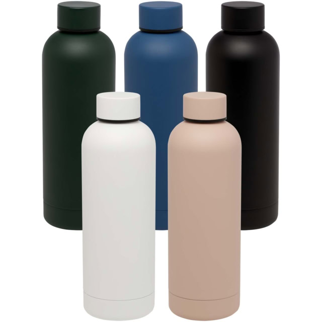 Spring 500 ml RCS-zertifizierte Kupfer-Vakuum Isolierflasche aus recyceltem Edelstahl - Ozeanblau - Gruppe