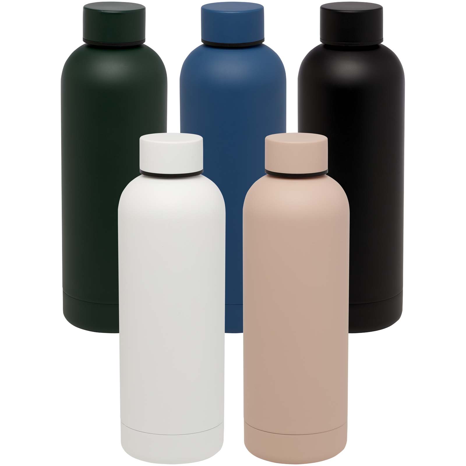 Spring 500 ml RCS-zertifizierte Kupfer-Vakuum Isolierflasche aus recyceltem Edelstahl - Ozeanblau - Gruppe