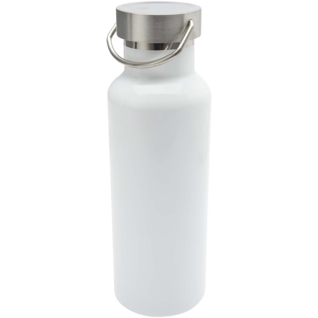 Thor 500 ml RCS-zertifizierte Trinkflasche aus Edelstahl - weiss - Hauptfoto
