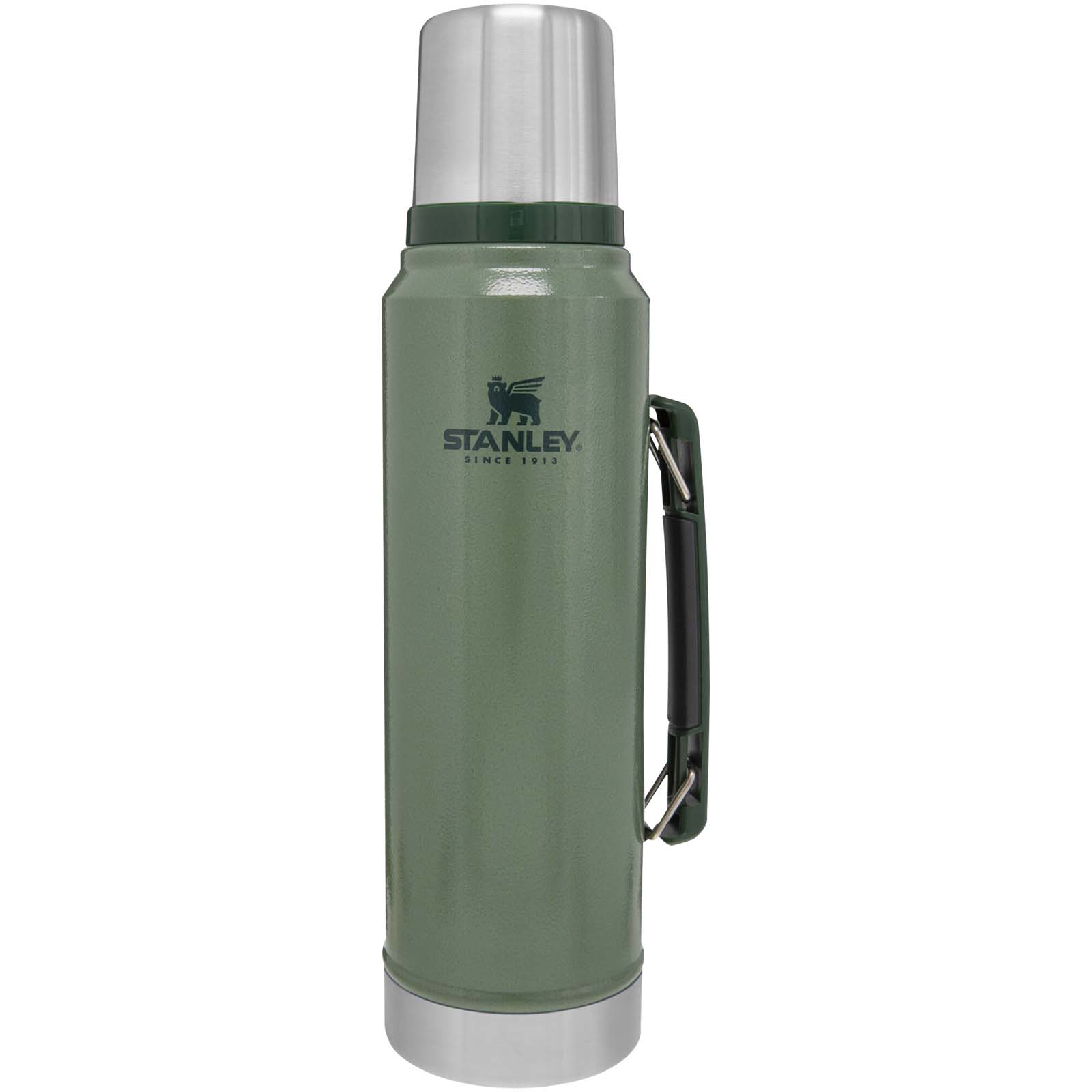 Stanley 1000 ml Classic Legendary Isolierflasche - waldgrün - Vorderseite