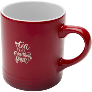 Laguna Keramiktasse 330 ml - rot - Logo 1