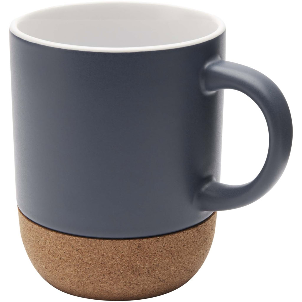 Billie 300 ml Keramiktasse mit Korkdetails - eisblau - Hauptfoto