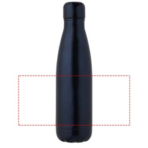Cove 500 ml RCS-zertifizierte vakuumisolierte Edelstahlflasche - navy – Bild 10