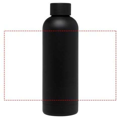Spring 500 ml RCS-zertifizierte Kupfer-Vakuum Isolierflasche aus recyceltem Edelstahl - schwarz – Bild 12